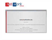 Tablet Screenshot of kaelteeilers.de